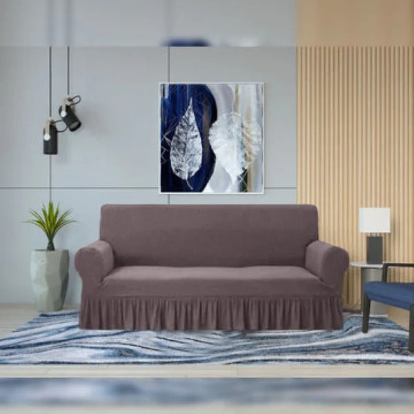 Sofa Cover in Micro Mash stuff - moose