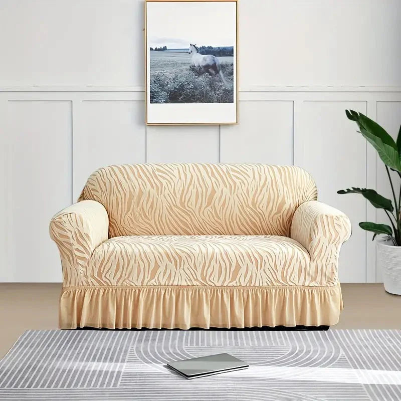 Zebra Velvet Sofa Covers - Skin