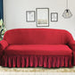 Butterfly Fabric Sofa Cover - Marron