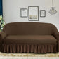 Butterfly Fabric Sofa Cover - Brown