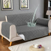 Micro Quilted Waterproof Sofa Cover - Grey