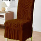 Zebra Velvet Chair Cover - copper