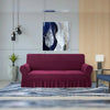 Sofa Cover in Micro Mash Stuff - maroon