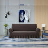 Sofa Cover in Micro Mash Stuff - brown