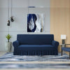 Sofa Cover in Micro Mash stuff - blue