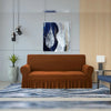 Sofa Cover in Micro Mash stuff - copper
