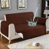 Micro Quilted Waterproof Sofa Cover-brown