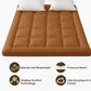 Square Quilted Ultra Soft Mattress Topper