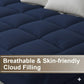 Square Quilted Ultra Soft Mattress Topper