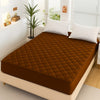 Quilted waterproof Mattress Cover King Size - copper