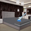 2 Side Waterproof Zipper Mattress Cover - Grey