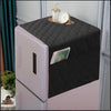 Quilted Fridge Top Cover - grey