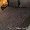 3PC Texture Velvet Bedsheet-black