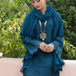 Mahnoor Zink Blue & Pink Lawn Chikankari Dress 3pc Unstitched