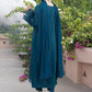 Mahnoor Zink Blue & Pink Lawn Chikankari Dress 3pc Unstitched