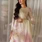 Iznik Lawn Embroidered & Printed 3 Piece Dress