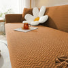 Jacquard Stripe Sofa Cover - Copper