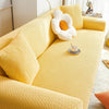 Jacquard Stripe Sofa Cover - Skin Golden