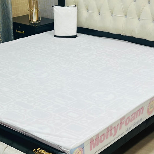 Water Proof Mattress Protector - White Terry Cotton Stuff